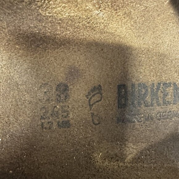 Birkenstock Womens Gizeh Sandlas Slip On Thong Blue 38 US 7/7.5 Beachy Comfort - Picture 7 of 8